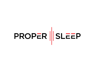Proper Sleep logo design by akhi