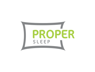 Proper Sleep logo design by Girly