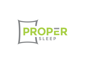 Proper Sleep logo design by Girly