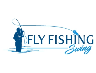 Fly Fishing Swing logo design by jaize