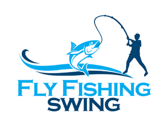 Fly Fishing Swing logo design by ingepro
