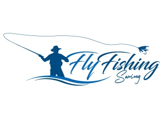 Fly Fishing Swing logo design by usef44