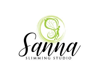 Sanna Slimming Studio logo design by MUSANG