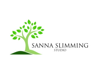 Sanna Slimming Studio logo design by jetzu