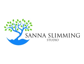 Sanna Slimming Studio logo design by jetzu