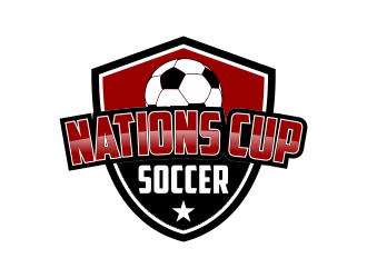 NATIONS CUP SOCCER logo design by Kruger