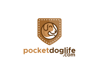 pocketdoglife.com logo design by Akli