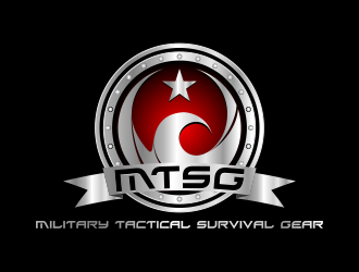 MTSG MILITARY TACTICAL SURVIVAL GEAR logo design by rykos