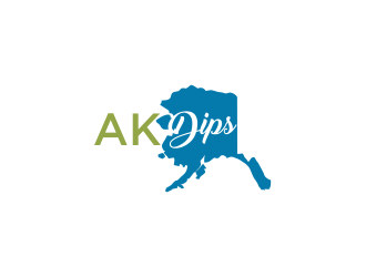 AK Dips logo design by oke2angconcept
