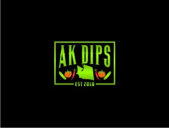 AK Dips logo design by bricton