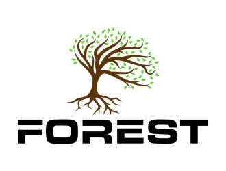 Forest logo design by jetzu
