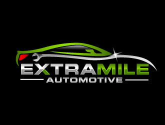 Extra Mile Automotive logo design by THOR_