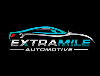 Extra Mile Automotive logo design by THOR_