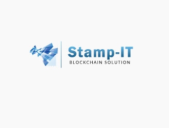 Stamp-IT (ideally)or Stamp-IT Blockchain Solution logo design by AYATA
