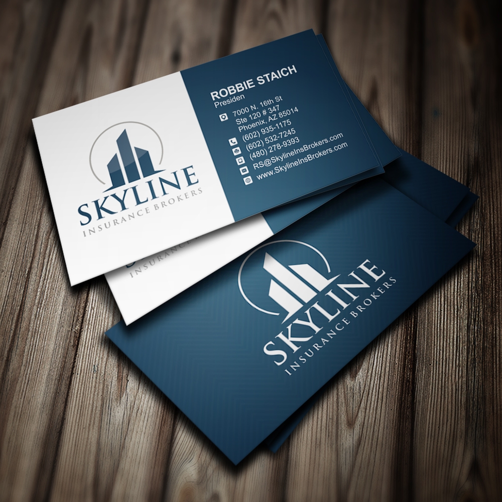 Skyline Insurance Brokers logo design by Kindo