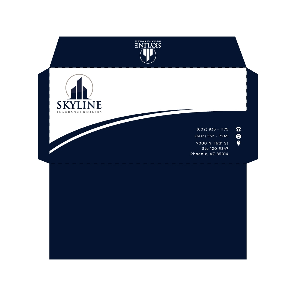 Skyline Insurance Brokers logo design by Gelotine
