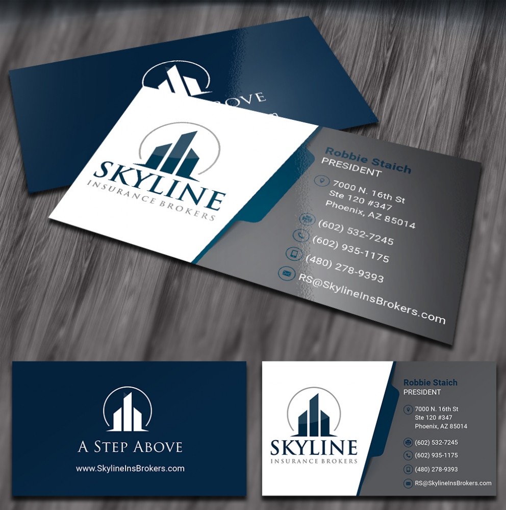 Skyline Insurance Brokers logo design by lbdesigns