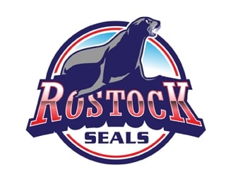 Rostock Seals logo design by MAXR