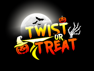 Twist or Treat (logo name) Twisted Cycle (Company Name)  logo design by BeDesign