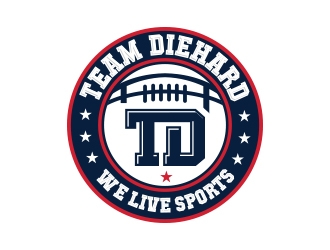 Team Diehard logo design by MarkindDesign