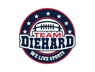 Team Diehard logo design by MarkindDesign