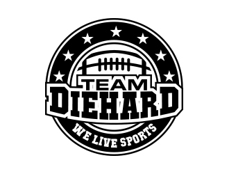 Team Diehard logo design by MarkindDesign