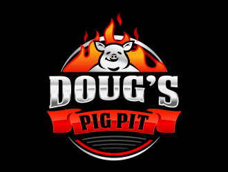 Doug’s Pig Pit logo design by mikael