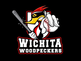 Wichita Woodpeckers logo design by LogoInvent