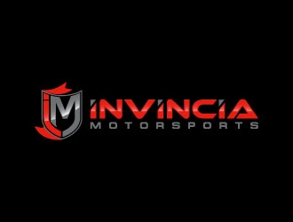 invincia motorsports logo design by pixalrahul