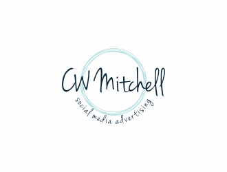 CW Mitchell - Social Media Advertising  logo design by goblin