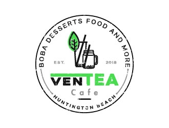 Ventea Cafe logo design by DesignPal