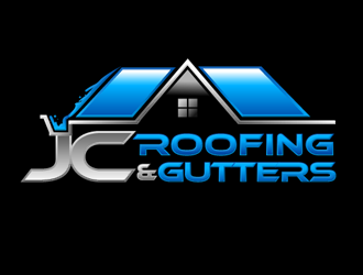 JC Roofing & Gutters logo design by megalogos