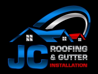 JC Roofing & Gutters logo design by lbdesigns