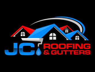 JC Roofing & Gutters logo design by ingepro