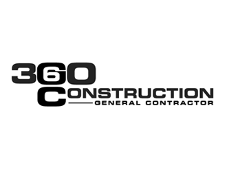360 CONSTRUCTION logo design by megalogos