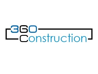 360 CONSTRUCTION logo design by ruthracam