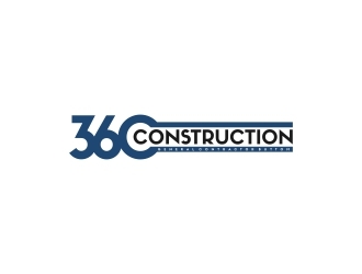 360 CONSTRUCTION logo design by fortunato