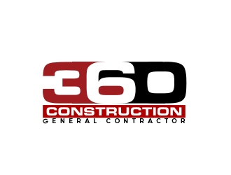 360 CONSTRUCTION logo design by MarkindDesign