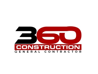 360 CONSTRUCTION logo design by MarkindDesign