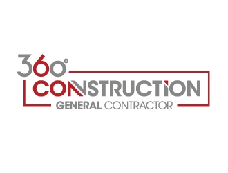 360 CONSTRUCTION logo design by ORPiXELSTUDIOS