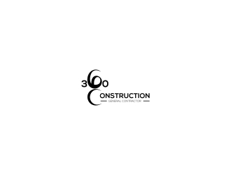 360 CONSTRUCTION logo design by dibyo