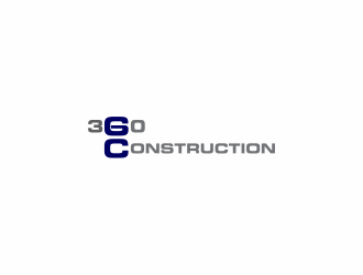 360 CONSTRUCTION logo design by mutafailan