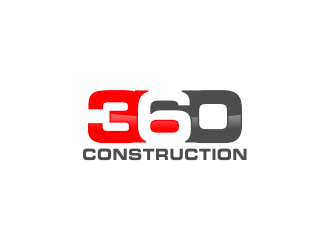 360 CONSTRUCTION logo design by akhi