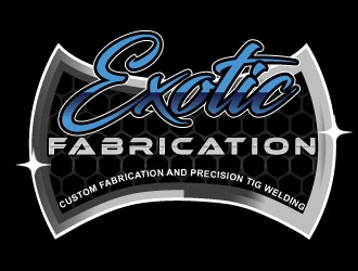 Exotic Fabrication logo design by Suvendu