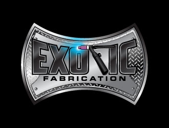 Exotic Fabrication logo design by daywalker