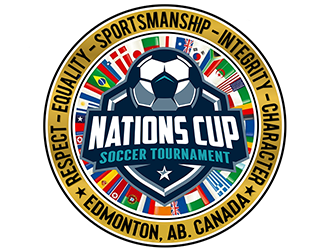 NATIONS CUP SOCCER logo design by Optimus