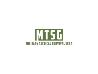 MTSG MILITARY TACTICAL SURVIVAL GEAR logo design by bricton