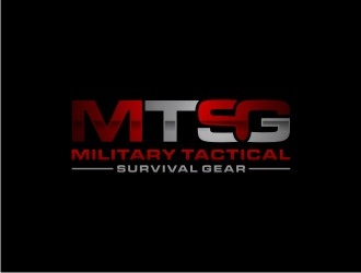 MTSG MILITARY TACTICAL SURVIVAL GEAR logo design by bricton