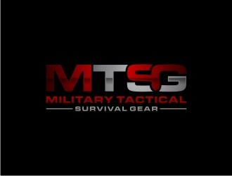 MTSG MILITARY TACTICAL SURVIVAL GEAR logo design by bricton