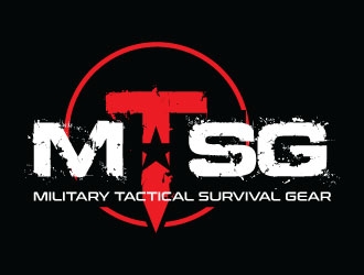 MTSG MILITARY TACTICAL SURVIVAL GEAR logo design by Suvendu